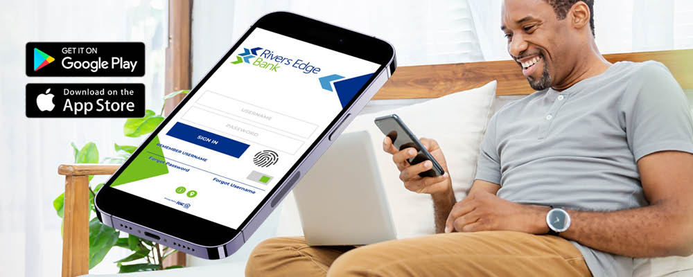 male-gray-shirt-mobile-banking guy-using-mobile-banking-app